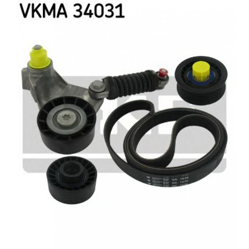VKMA 34031 SKF Комплект доріжкового ремня